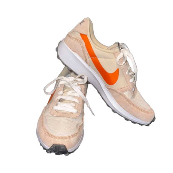 Nike Waffle Debut Sneakers Hemp Sandrift Safety OrangeMen 7.5 / Women 9 NWOT